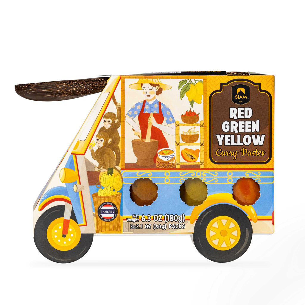 Thai Curry pastes Tuk Tuk gift box 210g